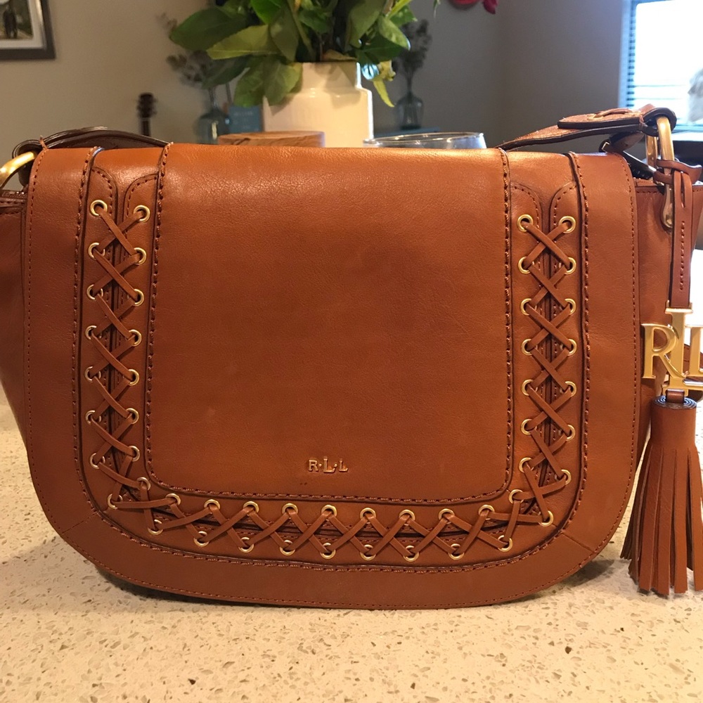 Ralph Lauren crossbody bag, tan